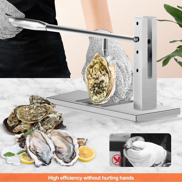 Oyster Shucker Machine Tool Set, Oyster Clam Opener, Knife, Hotel Buffets Homes - Picture 10 of 13